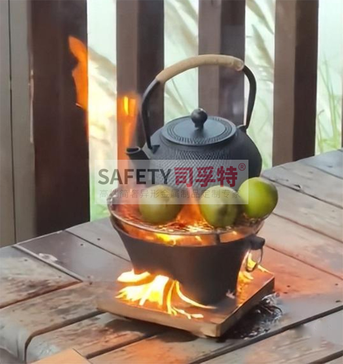 圍爐煮茶小貼士：火災(zāi)、中毒、燙傷需防范[精制鋼圍爐茶桌](圖1)