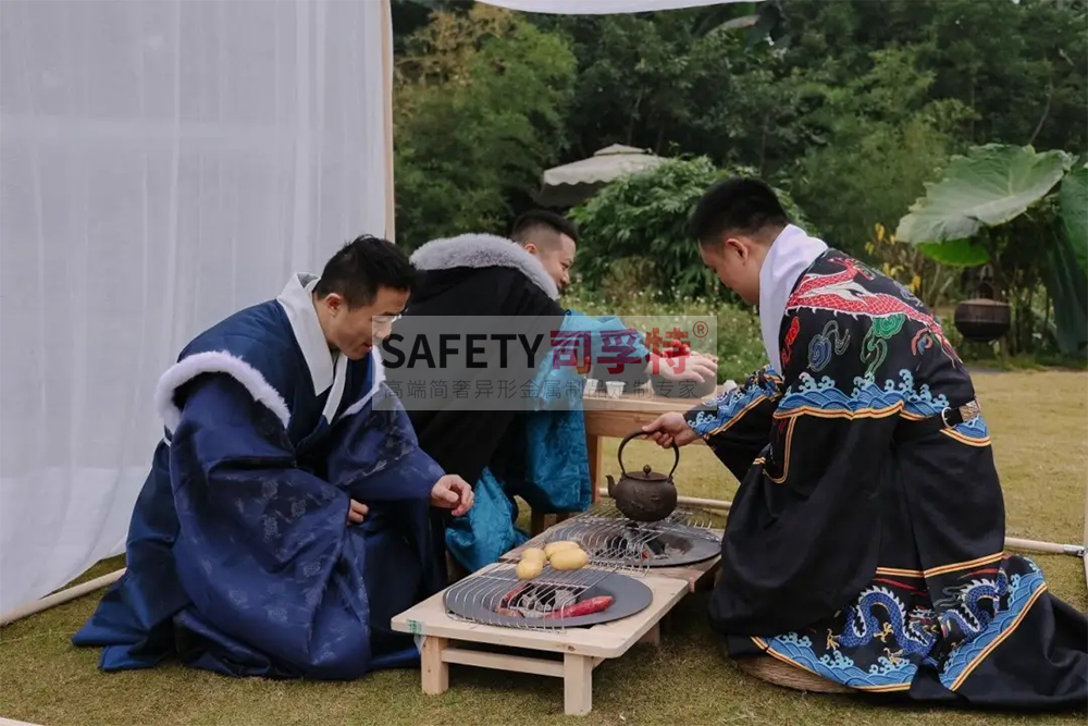 “圍爐煮茶”與非遺相互引流，潮流與文化傳承并不沖突[精致鋼圍爐，炭火爐](圖2)